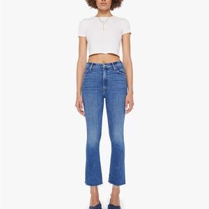 MOTHER Hustler Ankle Fray Sz 29